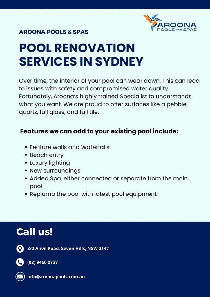 pool renovations in Sydney